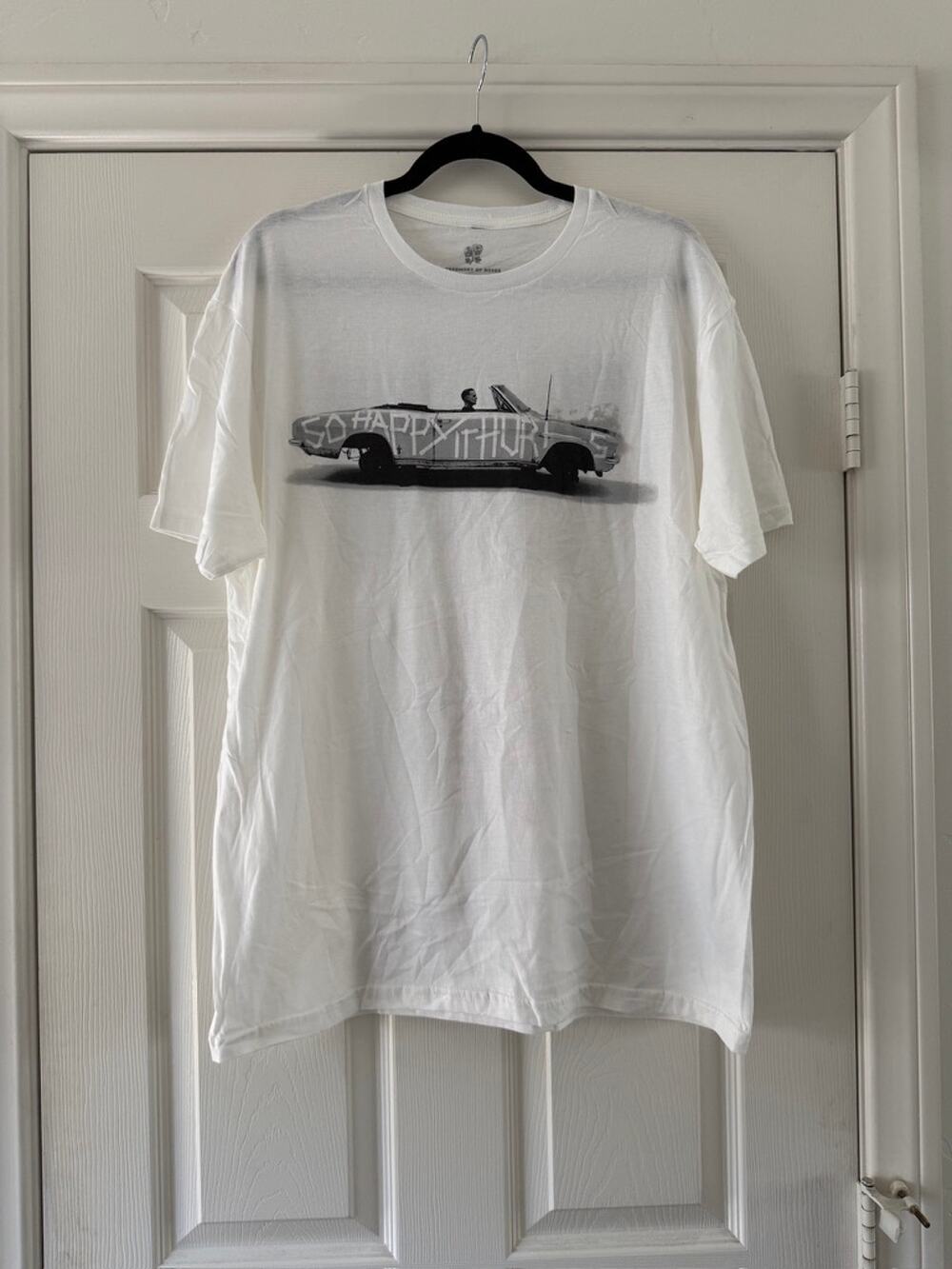 bryan adams so happy it hurts white 2023 tour band tee unisex size large